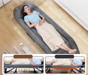 Оптовая продажа: складная офисная кровать-раскладушка, портативное кресло-шезлонг для обеденного перерыва, легкая компактная кровать-раскладушка - Product Image 3