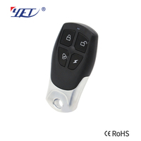YET2135 Control Remoto de 4 Botones con Código Variable, 433 MHz, Impermeable, Apagado Automático, Indicador LED, Batería de 6V, Automatización del Hogar, Hogar Inteligente