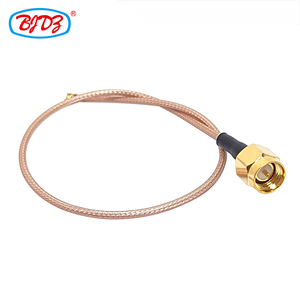 Enchufe macho SMA de fábrica a UFL U.FL Cable flexible para RG178, RG 178, conjunto de cable de antena de extensión de puente flexible RF - Product Image 2