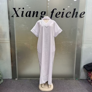 2026 New Fashionable <strong>Kaftan</strong> V-neck Hot Diamond Daily Casual African Ankara <strong>Summer</strong> Women's Boubou Elegant Dress - Product Image 4