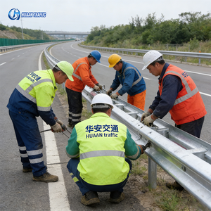 Barandilla <span class=keywords><strong>de</strong></span> Acero Certificada <span class=keywords><strong>de</strong></span> 2.67mm y 3.0mm, Barrera <span class=keywords><strong>de</strong></span> Seguridad Tipo W para Proyectos <span class=keywords><strong>de</strong></span> Carreteras Internacionales y Obras Civiles - Product Image 3