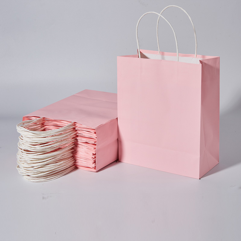Wholesale Custom logo Paper Bag Kraft or White High Quality Cheaper Paper Bags