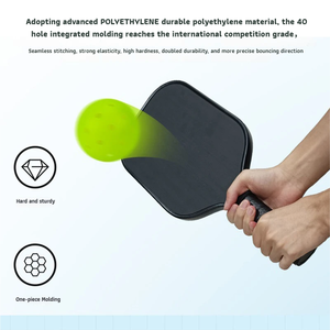 Palline da Pickleball in Plastica per Esterno, Certificate USAPA, per Competizione e Allenamento, Luminose, Senza Cuciture, Elastiche, 74mm, 22-26g, 40 Fori - Product Image 3