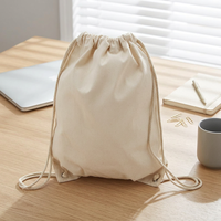Sac à dos scolaire en toile de coton écologique avec impression de logo personnalisé, léger et réutilisable, sac de sport pour hommes et femmes