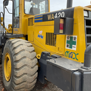Cargador de ruedas Komatsu WA420 usado cargador frontal de segunda mano original de Japón WA420 WA360 WA600 maquinaria en buen estado en Shanghai - Product Image 1