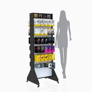 Expositor Metálico Personalizado para Tiendas, Soporte para Exhibición de Accesorios para Teléfonos Móviles, Plegable, Duradero, Antideslizante, con Recubrimiento en Polvo - Product Image 2