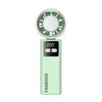 Portable Pocket Handheld Fan 3600mAh Power Bank Rechargeable High Speed USB Mini Fan for Travel Camping Office Use