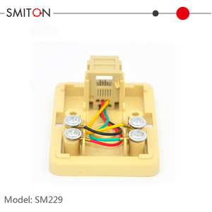 Boîte <span class=keywords><strong>de</strong></span> jonction téléphonique électrique RJ11 6P4C Terminal 1 Port - Product Image 2