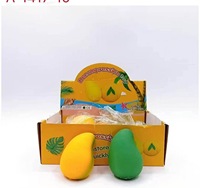 Fruitvormig squishy speelgoed, zacht stressverlichtend fidget-speeltje, handgemaakt, schattig, groothandel