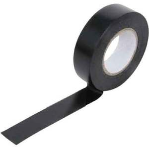 Cinta aislante negra de 19mm x 25m para alto y bajo voltaje para material de caucho y papel de alta temperatura - Product Image 1