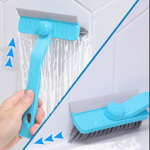 Rotating <b>Crevice</b> <b>Cleaning</b> <b>Brush</b> Sky Blue Multi Functional Bathroom Floor <b>Brush</b> For Kitchen And Daily Use - Product Image 1