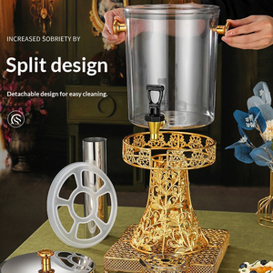 Dispensador de Bebidas Económico de Acero Inoxidable, Torre de Cerveza Fría de Borosilicato de Alta Calidad para Fiestas, para Agua, Jugo, <span class=keywords><strong>Vino</strong></span> - Product Image 6