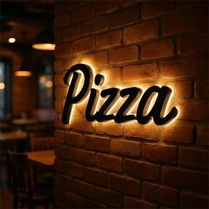 KONCEPT Lettres rétroéclairées en acrylique LED personnalisées de haute qualité, logo 3D en métal, enseigne en acier inoxydable pour la publicité extérieure des magasins, mur extérieur - Product Image 4