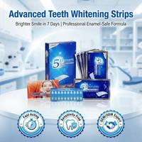 Tiras Blanqueadoras Dentales Profesionales 3D 5D 9D, Kit de Blanqueamiento Dental No Sensible, Marca Privada OEM