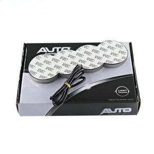 Éclairage automatique 12v blanc rouge bule couleur meilleure vente nouvelle lumière LOGO de marque d'emblème de voiture 5D LED pour une utilisation <span class=keywords><strong>Audi</strong></span> - Product Image 2