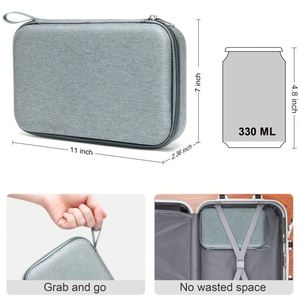 Travel Sunglasses Organizer <b>Glasses</b> <b>Case</b> Zipper Durable Polyester Portable Eyeglasses Storage Box <b>for</b> Men Women Outdoor Sports - Product Image 4