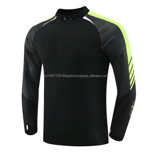 Autumn Winter Football Training Suit Set Half Zip Long Sleeve Sports Kids Outdoor Running Adult Men Women Team Custom - Product Image 4
