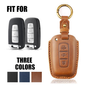 Estuche para Llaves de Cuero Genuino Más Vendido, Apto para Kia Sportage, Sorento, Forte y Kizun, Bolsa Protectora para Automóvil - Product Image 1