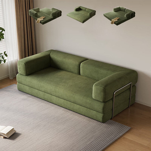 Sofá Cama Plegable Comprimido, Esponja de Compresión al Vacío, Tapizado en Pana, Diseño Moderno, Uso en Apartamentos y Hoteles, Ecológico - Product Image 4
