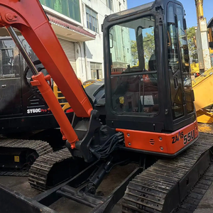 Excavatrice Hitachi 55U à basse heure 95% neuve, idéale pour l'aménagement paysager de jardin et les petits travaux de fondation - Product Image 1