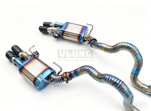 Système d'échappement Cat-Back en alliage de titane pour Ford Mustang 5e génération 5.0L 2010-2014, échappement à soupapes léger - Product Image 4