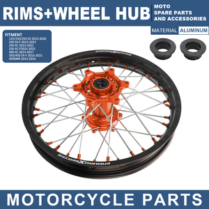 Ensemble de roues arrière de moto, jante 2.15'', moyeu en aluminium CNC, pour <span class=keywords><strong>KTM</strong></span> EXC SXF <span class=keywords><strong>125</strong></span> 250 450 7050, ensemble de roues complet, mise à niveau 2024-2026 - Product Image 6