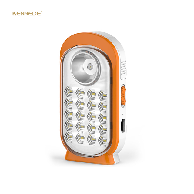 KENNEDE Portable USB 180 Camping Lantern Rechargeable LED Hand Lamp Small Rechargeable LED Bulb High CRI 90 Durable Plastic
