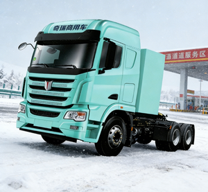 La energía silenciosa y ecológica permanece inalterada, camión tractor totalmente eléctrico 6X4 - Product Image 2