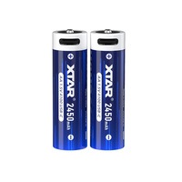 XTAR 1.5V AA 4100mWh Baterai Lithium Tipe C Variabel Tegangan Linear 1pcs Baterai Lithium Ion AA 1.5v Pengisi Daya dengan Kabel
