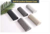 Étui à lunettes en cuir personnalisé avec logo pour la vente en gros de lunettes de soleil et de mode