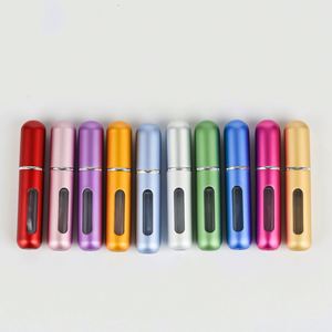Hot Selling 5Ml 10Ml <b>Mini</b> Perfume Refillable Perfume <b>Bottles</b> Travel Aluminum Atomizer <b>Spray</b> <b>Bottle</b> - Product Image 1