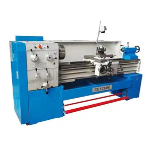 CD6260C 80mm spindle bore heavy duty horizontal engine lathe manual lathe machine