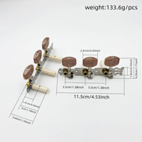 Guitar Accessories Hot Sale Classical Guitar Tuning Pegs Agate Handle 1R1L Tuners for Classical Guitar Upgrade