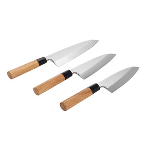 Juego de cuchillos para filetear de Chef de cocina japonesa profesional de acero inoxidable con mango de madera marfil para Sashimi <span class=keywords><strong>Sushi</strong></span> Fish Kiritsuke - Product Image 4