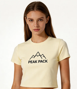 2026 Custom logo Baby Tee Women's T-shirts Wholesale Crop <b>Top</b> Puff <b>Rhinestone</b> Plain Sexy Fitted Thin Blank Shirt for Woman - Product Image 4