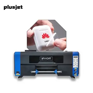 Plusjet紫外DTF滚筒贴纸打印机PJ-30W2，适用于任何不规则形状的TX800打印头紫外DTF打印机聚氯乙烯薄膜转印