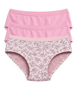 Braguitas Hipster sin Costuras para Mujer, Estampado Floral Rosa, Cintura Media, Banda Elástica Exterior, Algodón Suave, Ropa Interior Cómoda, Venta al Por Mayor - Product Image 2