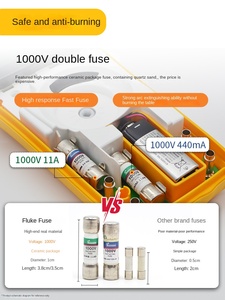 มัลติมิเตอร์แบบดิจิตอล 175C True RMS รุ่น 179/177  แบบอัตโนมัติเต็มรูปแบบ ยูนิเวอร์แซล ผลิตในจีน - Product Image 3