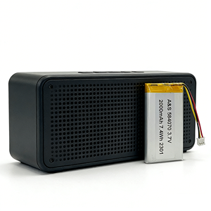 584070 고체 배터리 3.7V 2000mAh 재충전 가능 PCM/NTC 포함 500회 사이클 A&S 파워 고성능 장치용 - Product Image 2