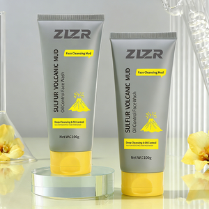 โฟมล้างหน้าดินภูเขาไฟกำมะถันขายดี ผลิตภัณฑ์ทำความสะอาดผิวหน้าสูตรอ่อนโยน ควบคุมความมัน ลดการเกิดสิว - Product Image 1