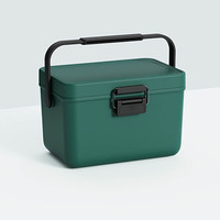 Mini boîte isotherme extérieure portable de 3,8 L pour pique-nique canette de bière en plastique pour boire de la glace isolée