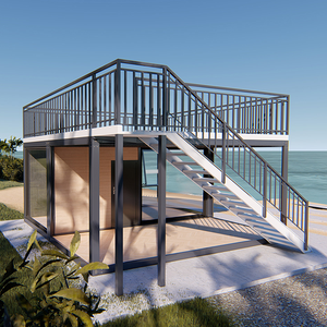 Hôtel-conteneur Résidentiel Simple Villa en Acier Léger Maison Préfabriquée de Luxe Combinaison Maison Café - Product Image 5