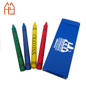 Juego <span class=keywords><strong>de</strong></span> 4 Mini Crayones <span class=keywords><strong>de</strong></span> Colores <span class=keywords><strong>de</strong></span> Alta Calidad para Regalo Promocional Escolar, Impresión y Empaque Personalizados Bienvenidos - Product Image 1