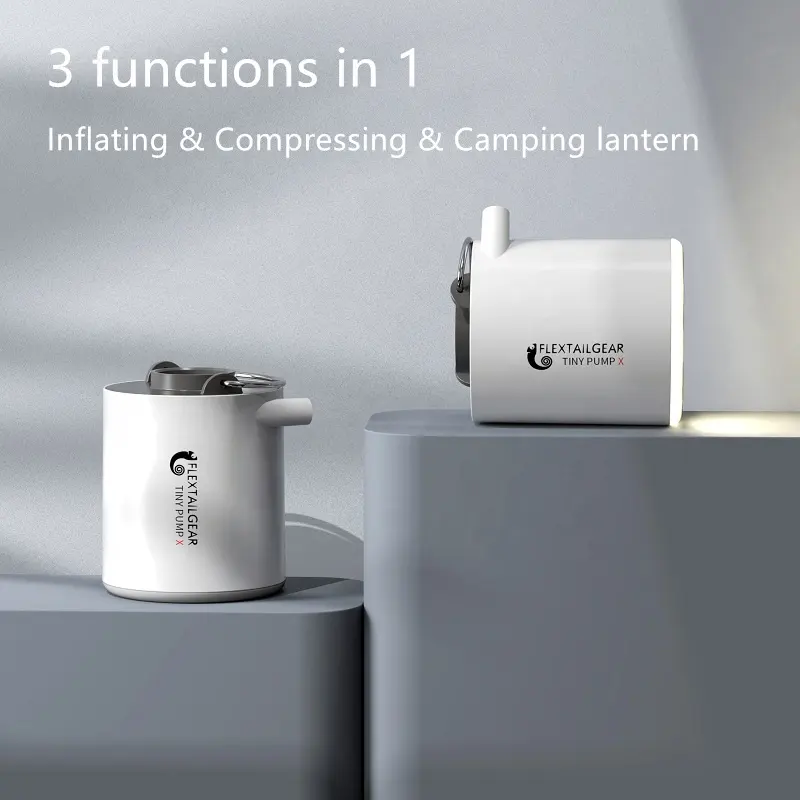 Lampe de Camping rechargeable petite pompe X mini style pompe à vide électrique et pompe à air alimentée par batterie