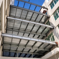 Panneau de coffrage en treillis d'acier pour la construction de planchers en béton armé, projet de bâtiment industriel, support structurel