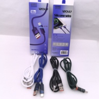 Kabel Data USB Tipe C USB kualitas tinggi, kabel Data isi daya Cepat sentuh lembut untuk komputer Earphone silikon cair untuk ponsel