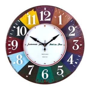 Reloj de pared (40cm) Hotel des Fleurs JUSTAMINUTE Multicolor 21555 - Product Image 2