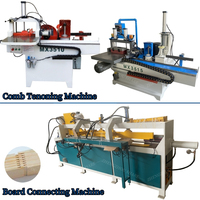 Machine à tenonner le bois automatique, machine à assembler les panneaux de bois, machine à assembler les placages de bois pour scierie
