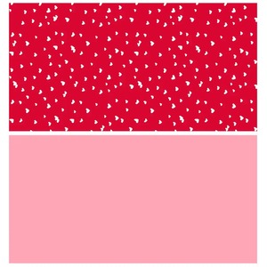 Red Heart <b>Pattern</b> Eco-Friendly Art <b>Paper</b> Roll Double Side PE Coated Recyclable Gift Packaging 100GSM Virgin Wood Pulp Digital - Product Image 3