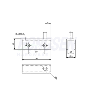 Hot Sale Modern Stainless Steel <strong>Door</strong> <strong>Hinge</strong> Set with Glass <strong>Door</strong> Clamp Soft Close <strong>Hinge</strong> No Hole <strong>Hardware</strong> - Product Image 5